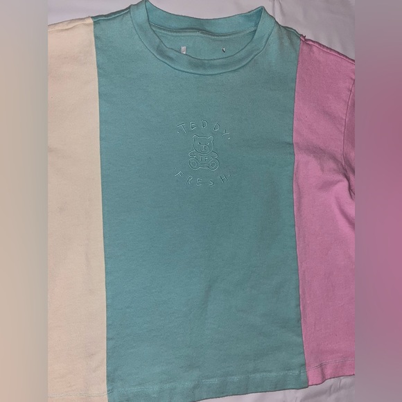 Teddy Fresh Pastel Color Block T-shirt - Picture 2 of 8